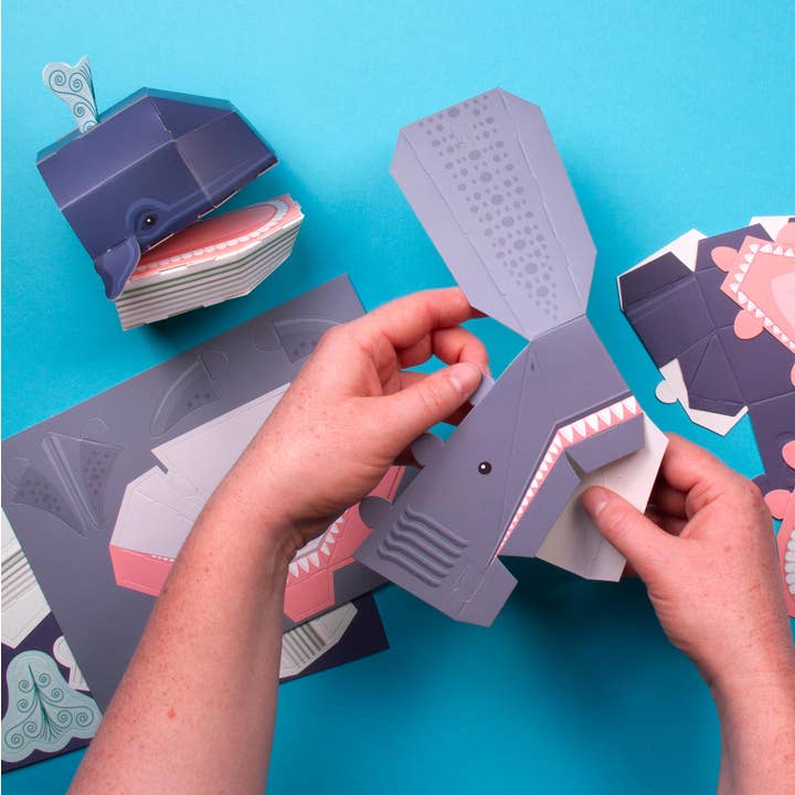Make 2 Ocean Hand Puppets from Clockwork Soldier