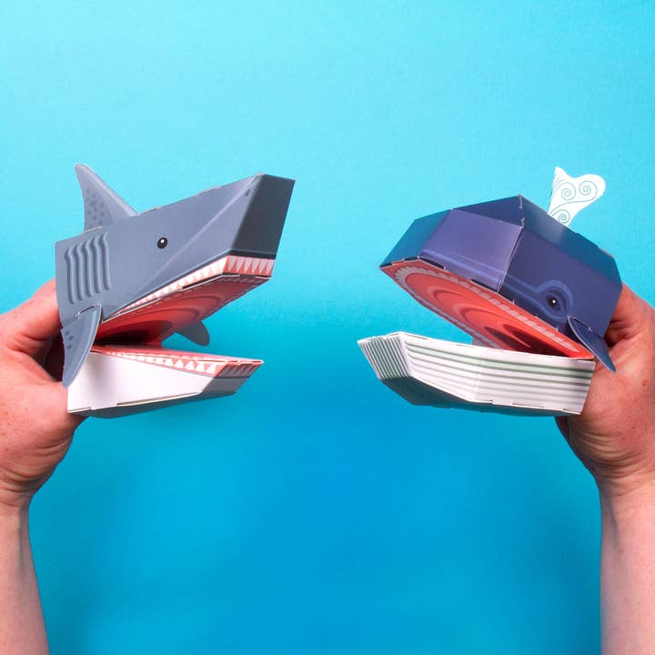 Make 2 Ocean Hand Puppets from Clockwork Soldier