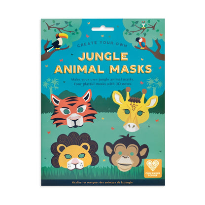 Make 4 Jungle Animal Masks from Clockwork Soldier