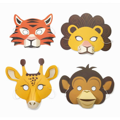 Make 4 Jungle Animal Masks from Clockwork Soldier