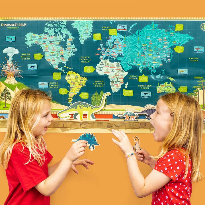 Make a Dinosaur Timeline and World Map from Clockwork Soldier