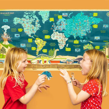 Make a Dinosaur Timeline and World Map from Clockwork Soldier