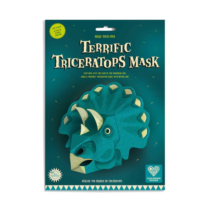 Make a Reversible Triceratops Mask from Clockwork Soldier