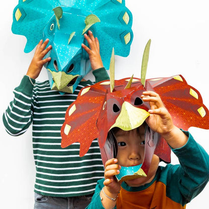 Make a Reversible Triceratops Mask from Clockwork Soldier