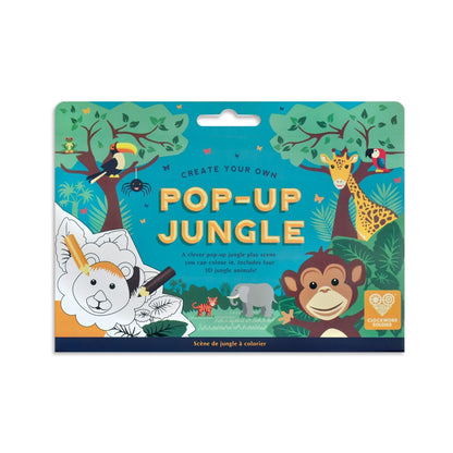 Pop-Up Jungle Colour-In Scene from Clockwork Soldier