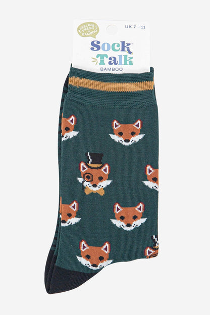 Dapper Fox Bamboo Socks from Sock Talk