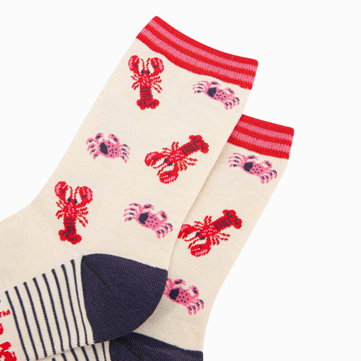 Lobster and Crab Bamboo Socks from Sock Talk