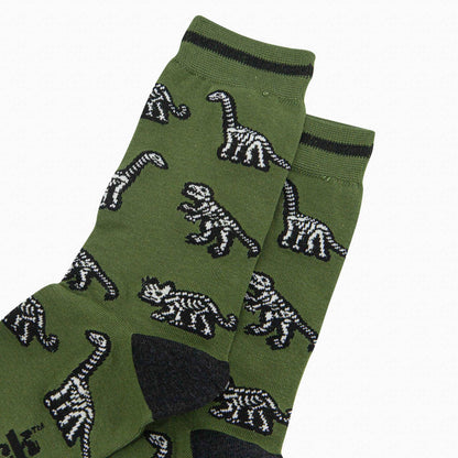 Dinosaur Bones Bamboo Socks from Sock Talk