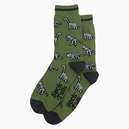Dinosaur Bones Bamboo Socks from Sock Talk