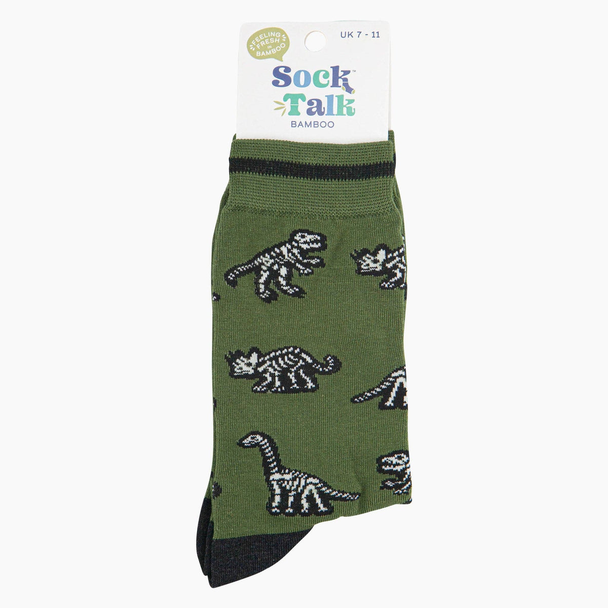 Dinosaur Bones Bamboo Socks from Sock Talk