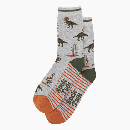 T-Rex Cowboy Bamboo Socks from Sock Talk
