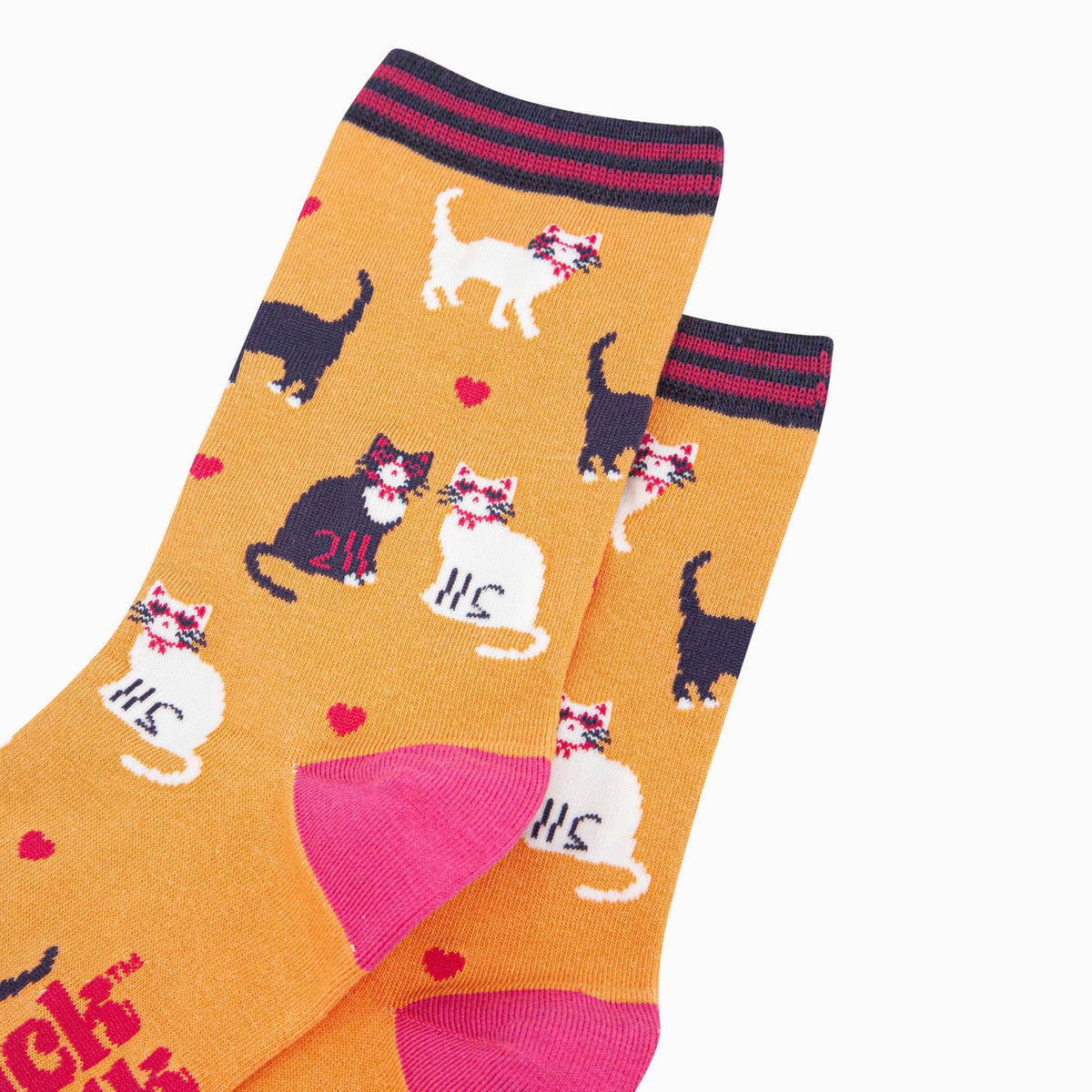 Cats in Love Bamboo Socks from Sock Talk