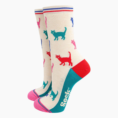 Cats Bamboo Socks from Sock Talk