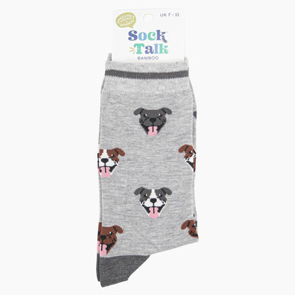 Staffy Bull Terrier Bamboo Socks from Sock Talk