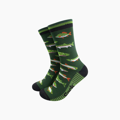 River Fishing Bamboo Socks from Sock Talk