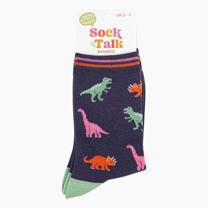 Dinosaur Bamboo Socks from Sock Talk