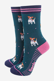 Jack Russell Terrier Bamboo Socks from Sock Talk