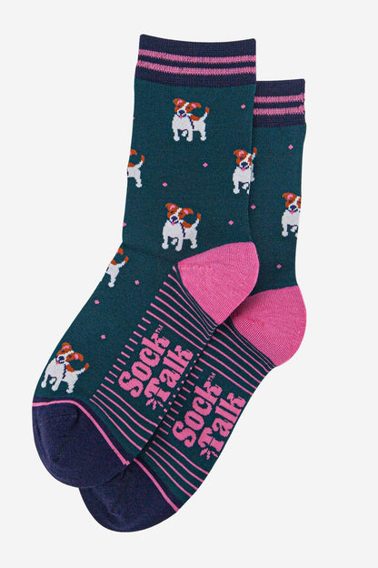Jack Russell Terrier Bamboo Socks from Sock Talk