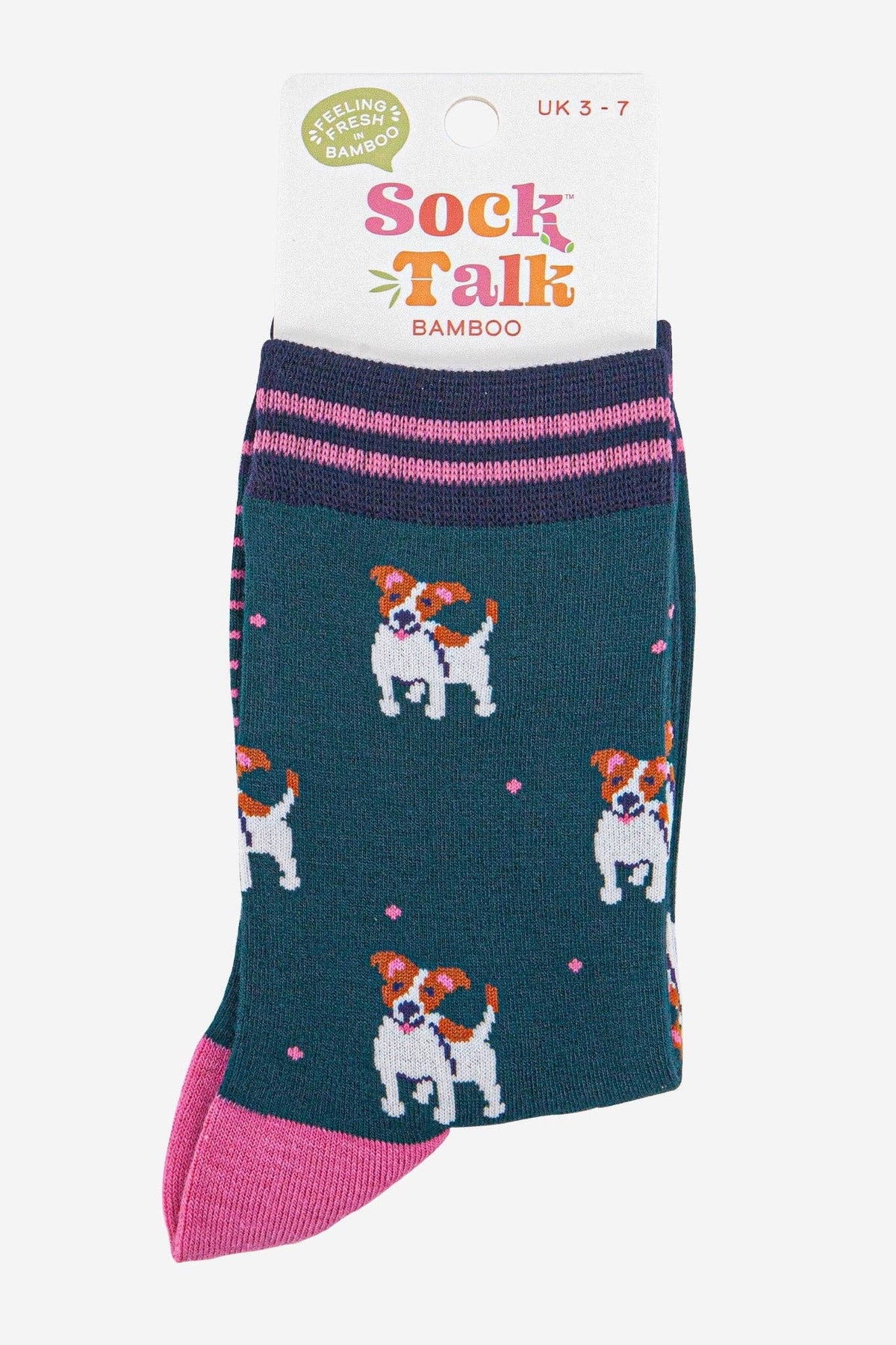 Jack Russell Terrier Bamboo Socks from Sock Talk