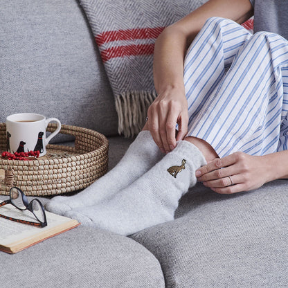 Hare Countryside Wool-Blend Socks from Sweet William