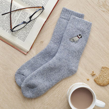 Pug Dog Walking Wool-Blend Socks from Sweet William