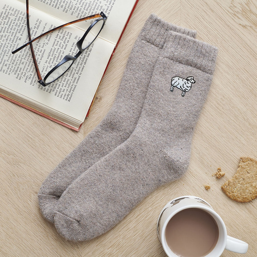 Sheep Countryside Wool-Blend Socks from Sweet William