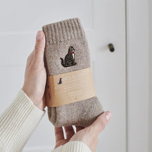 Tabby Cat Wool-Blend Socks from Sweet William