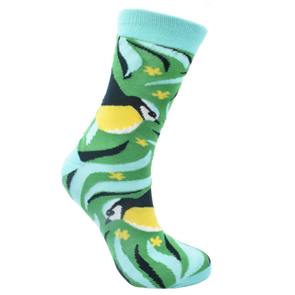 3-Pair Garden Birds Bamboo Socks Gift Set from Shared Earth