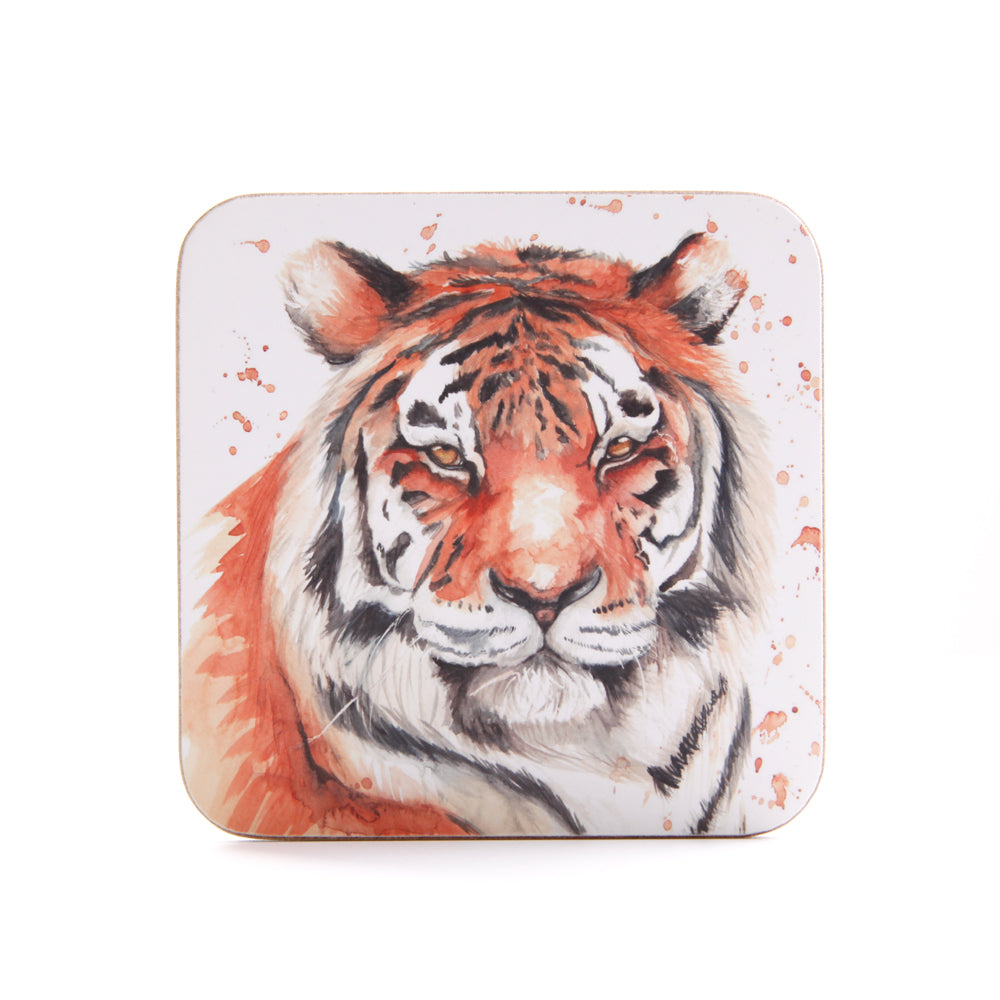 The Zoo Set of 4 Animal Coasters by Meg Hawkins