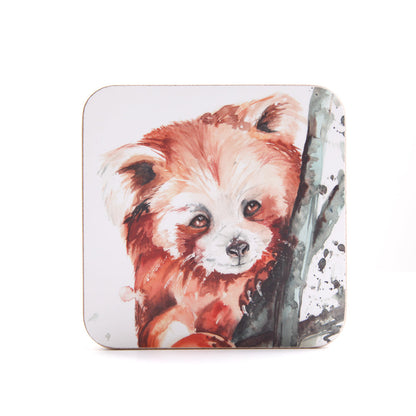 The Zoo Set of 4 Animal Coasters by Meg Hawkins