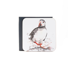 The Coast Puffin Set of 4 Coasters by Meg Hawkins