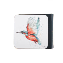 The Retreat Kingfisher Set of 4 Coasters by Meg Hawkins