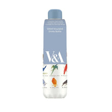 V&A Comic Birds 500ml Insulated Stainless Steel Bottle by Edward Lear