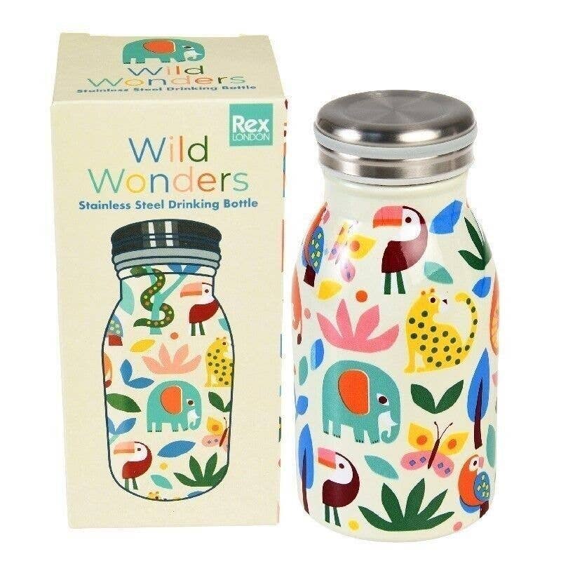 Wild Wonders 250ml Insulated Stainless Steel Bottle from Rex London