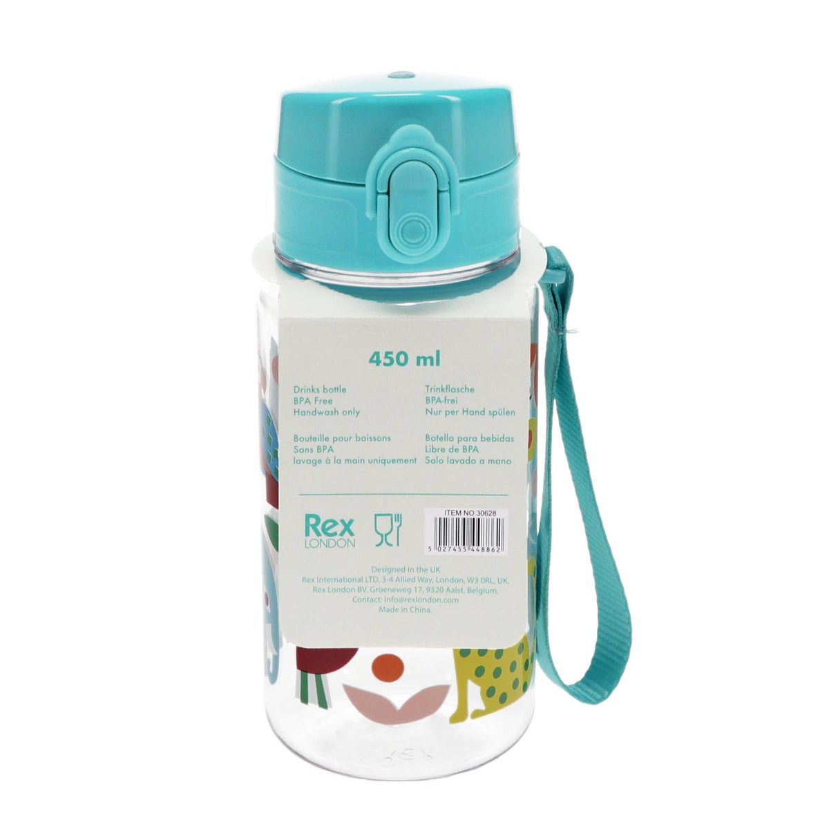 Wild Wonders 450ml Kids' Sports Water Bottle from Rex London