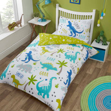 Roarsome Reversible Dinosaur Duvet Cover Set
