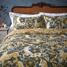 Harewood 100% Cotton Duvet Cover Set in Blue