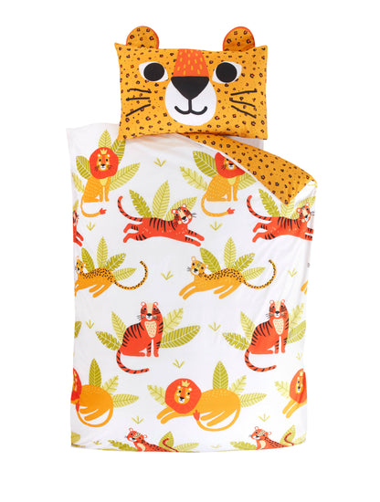 Wild Cats Reversible Duvet Cover Set