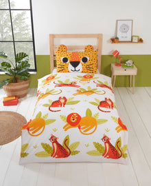 Wild Cats Reversible Duvet Cover Set