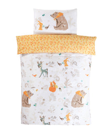 Woodland Friends Reversible Duvet Cover Set