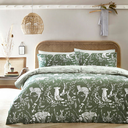 Buckthorn Woodland Reversible Duvet Cover Set
