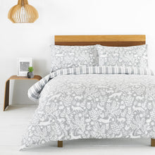 Skandi Woodland Brushed Cotton Duvet Cover Set