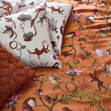 Wildlings Reversible Duvet Cover Set in Warm Sienna