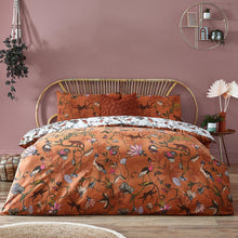 Wildlings Reversible Duvet Cover Set in Warm Sienna