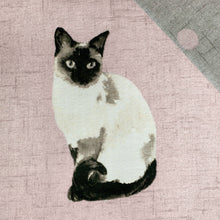 Cats Reversible Duvet Cover Set in Blush by Fusion