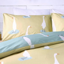 Puddles the Duck Reversible Duvet Cover Set in Yellow