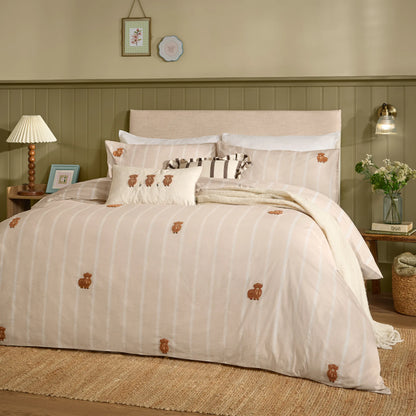 Ramble Highland Cow 100% Cotton Duvet Cover Set