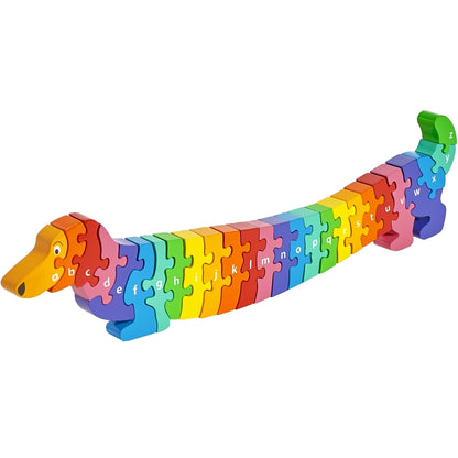 Dog Alphabet 26 Piece Wooden Puzzle from Lanka Kade