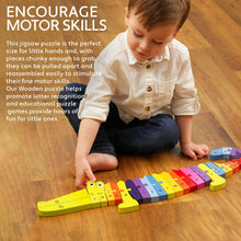 Crocodile Alphabet 26 Piece Wooden Puzzle from Orange Tree Toys