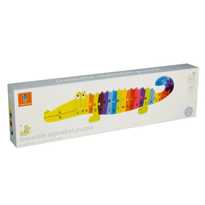 Crocodile Alphabet 26 Piece Wooden Puzzle from Orange Tree Toys